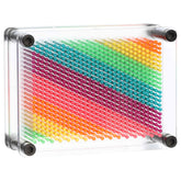 Zoo Pin Art colorful 3D impression toy with animal-themed design