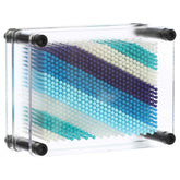 Wave Pin Art colorful 3D impression toy with ocean-inspired design