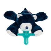WubbaNub Boston Red Sox Bear pacifier, adorned with the team logo, perfect for tiny baseball fans.
