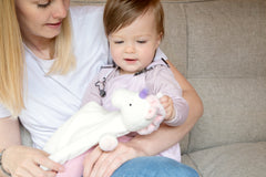 WubbaNub® - White Unicorn Lovey