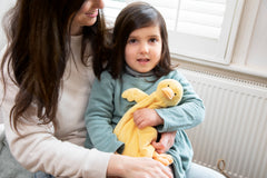 WubbaNub® - Baby Yellow Duck Lovey