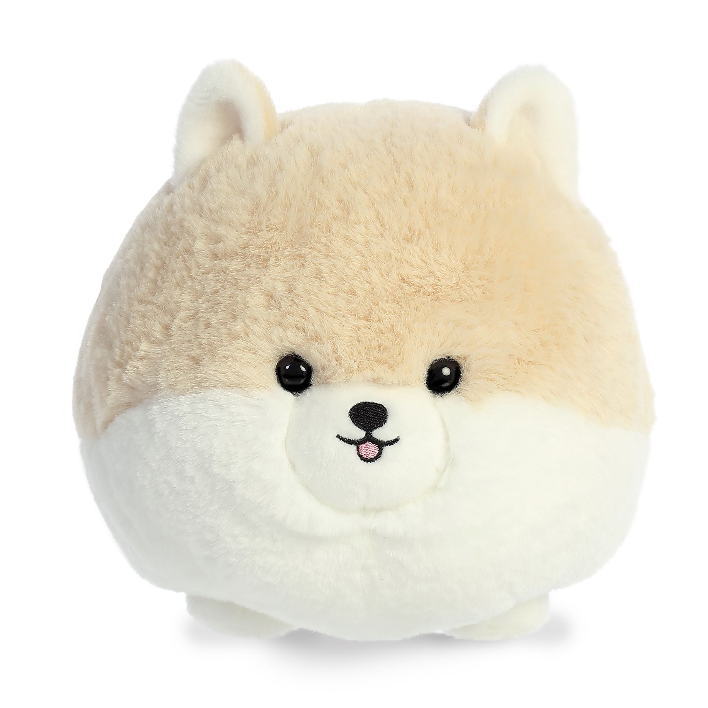 Aurora Teddy Pets 10 Cream Pom White Stuffed Animal