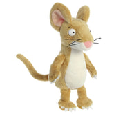 A soft tan plush toy from Aurora with large round ears, stitched whiskers, and a sweet smiling face.