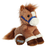 Chestnut Horse plush from Breyer - Bridle Buddies by Aurora, featuring realistic fur and an authentic bridle.