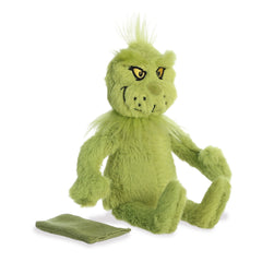 Grinch Shoulderkin from Dr. Seuss by Aurora, with a sly grin and lush green fur
