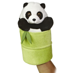 Aurora® - Marioneta de mano - Marioneta emergente Panda de 10"