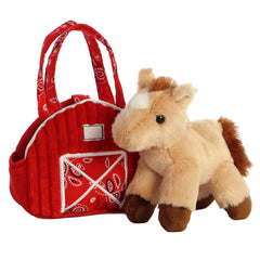 Aurora® - Fancy Pals™ - Caballo granero rojo de 7"