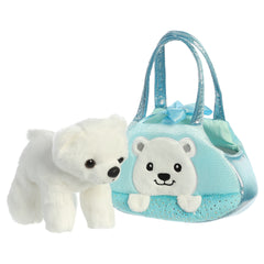 Aurora® - Fancy Pals™ - Oso polar Peek-A-Boo de 7"