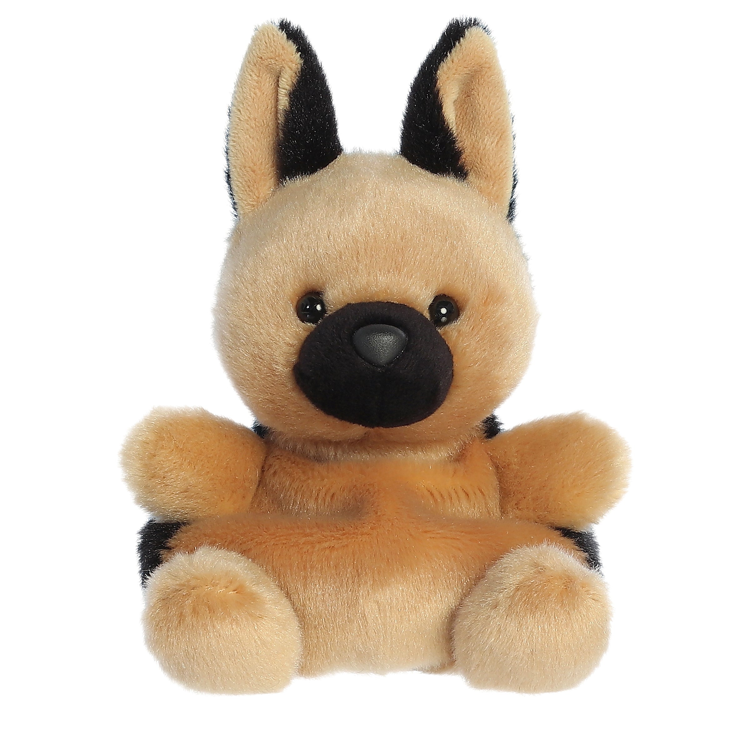 Hans German Shepherd plush from Palm Pals, with golden-brown fur and kind eyes, offers comfort and guardianship.