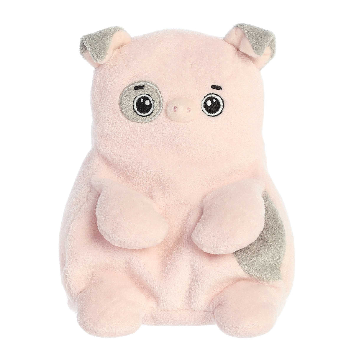 Purdi Pig from Fluffles, a pink plush delight with soft texture, offering charm and enduring happiness.