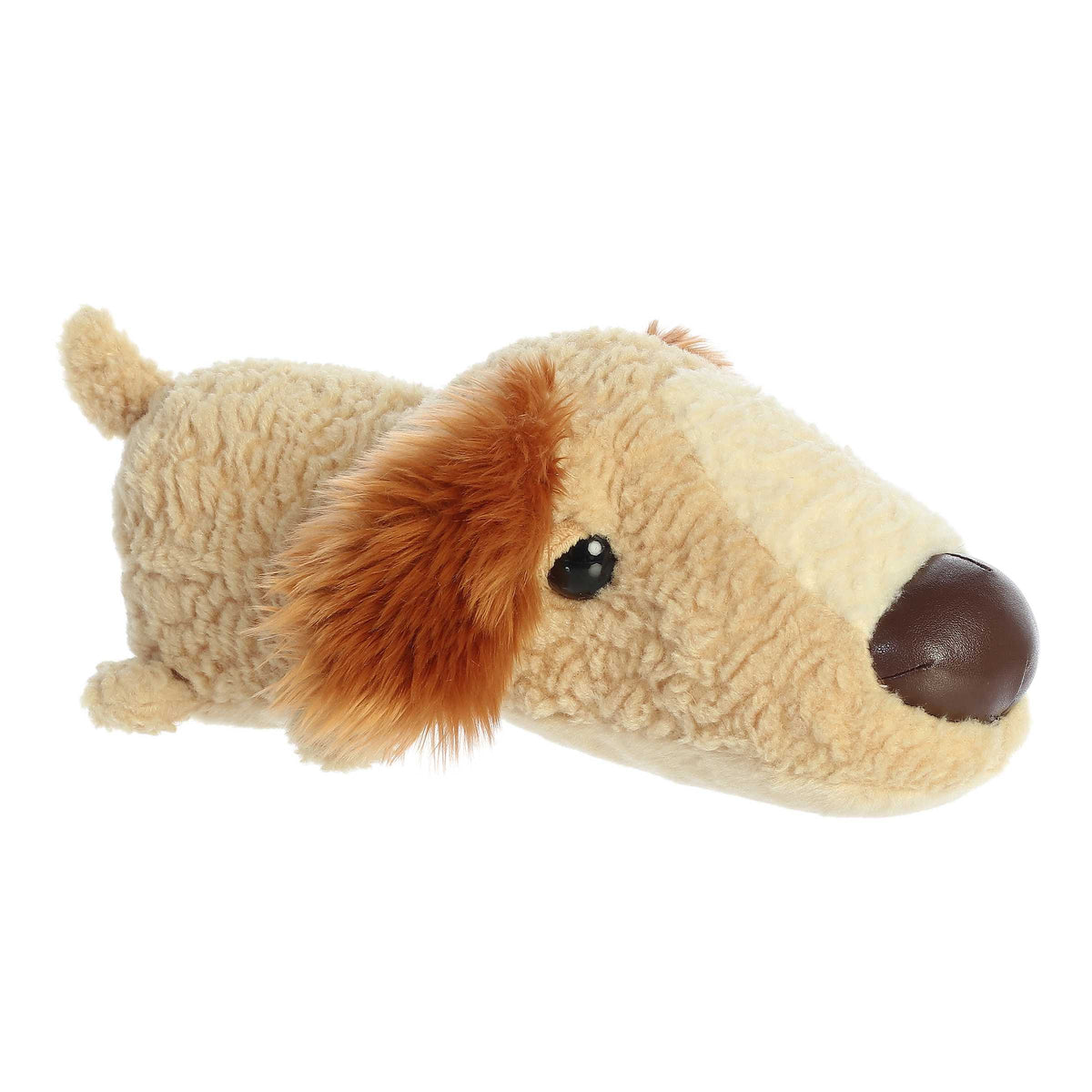 Brooklyn Orzoi from Schnozzles, a plush pup with a fluffy snout and cream fur