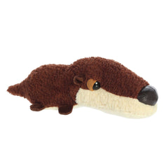 Toby Otter plush from Schnozzles, with a lifelike snout and rich colors, ready for adventure or cuddles