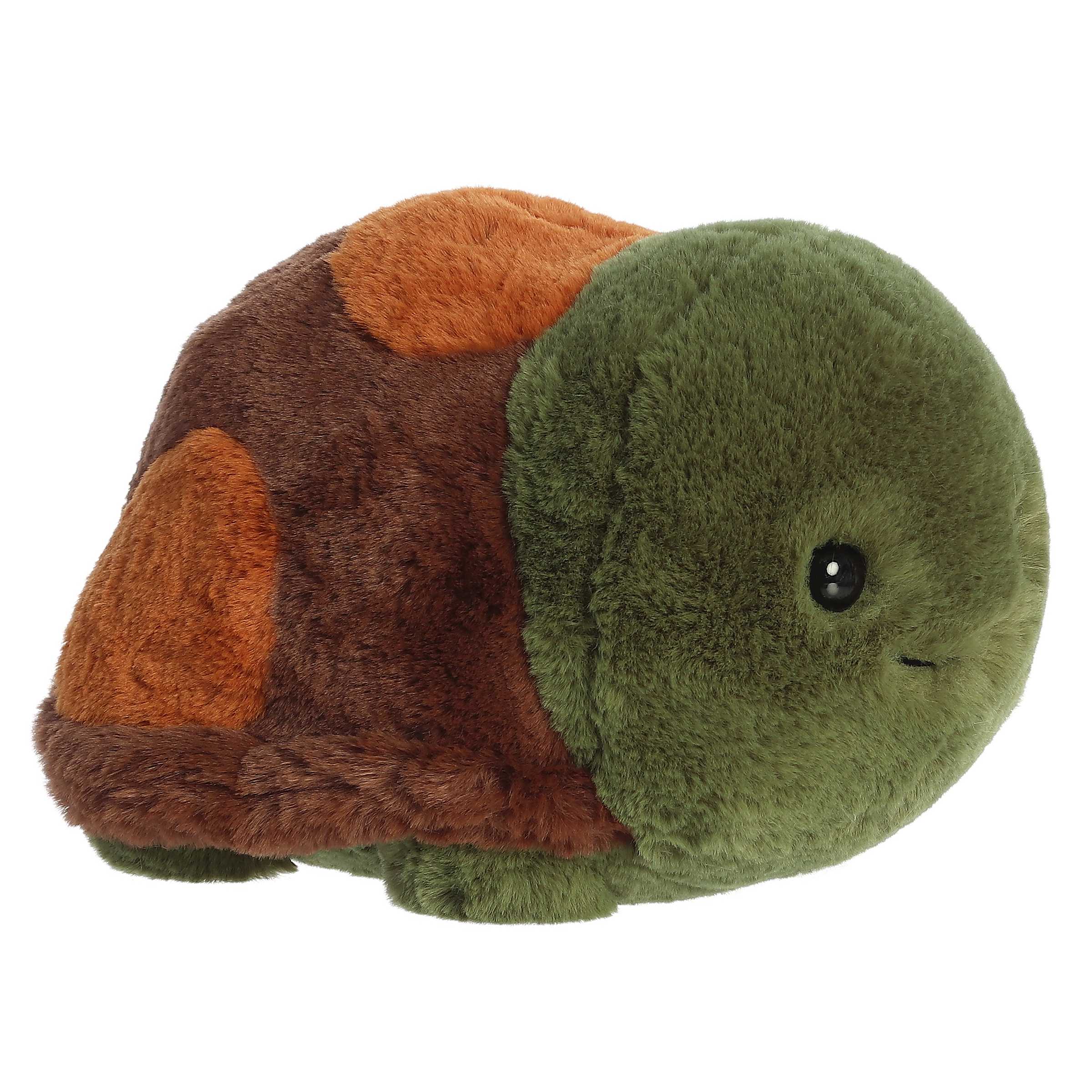 Tony Turtle from Spudsters, a potato-shaped plush with a charming face and soft green shell
