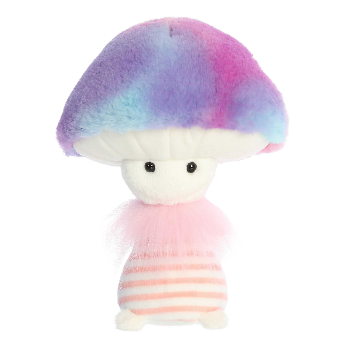 Cotton Candy mushroom plush from Fungi Friends, with pastel swirls and candy-striped details!