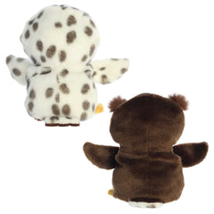Aurora® - Eco Nation™ - Reversible Eco Pairs - 6.5" Snowy Owl and Barn Owl