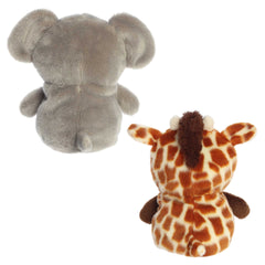 Aurora® - Eco Nation™ - Reversible Eco Pairs - 6.5" Elephant and Giraffe