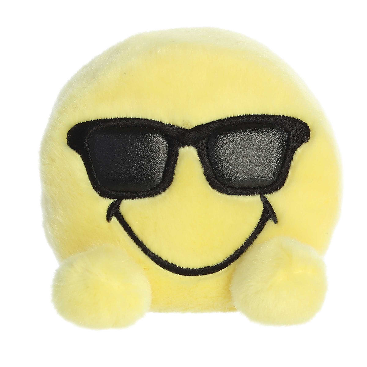 SmileyWorld Shades plush, sunny yellow with cool shades and a big smile
