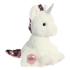 Aurora® - Shimmers - Unicornio de nubes de 9" - Blanco