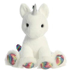 Aurora® - Shimmers - 13" Clouds Unicorn - White