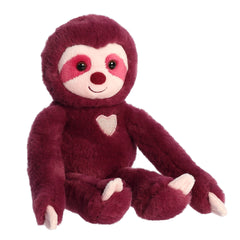 Aurora® - Valentine - 12" Sweety Sloth - Amethyst
