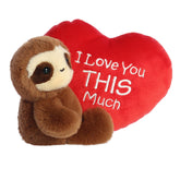 Aurora® - Valentine - I Love You This Much - 9" Sloth