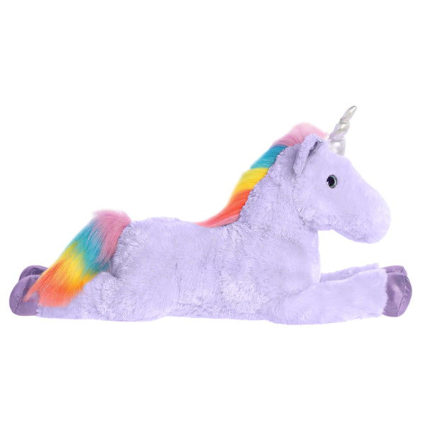 stuffed purple unicorn