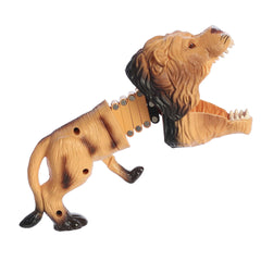 Lion Grabber toy, designed for children 4+, with trigger action and a realistic design
