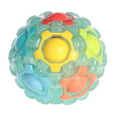 Rainbow Puzzle Ball by Aurora Toys, challenges players to match colored balls with slots