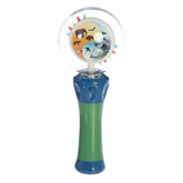 Light-up spinner projecting animal images, blending entertainment with educational content.