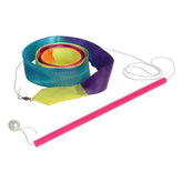 Colorful dance ribbon wand, enhancing movement and creative expression in kids.