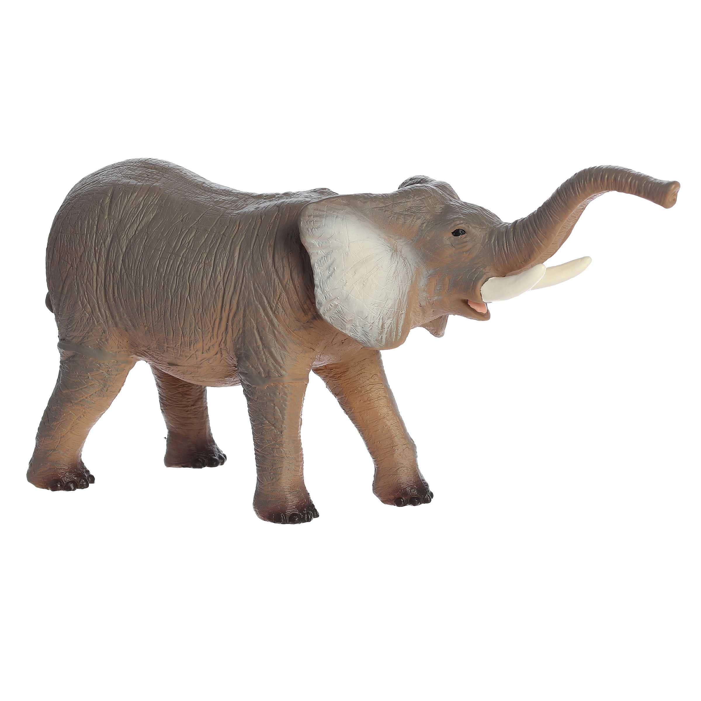 Detailed elephant toy, perfect for educational play and cozy cuddling sessions.
