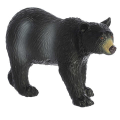 Lifelike black bear toy from Aurora Toys, great for educational discovery and cuddles.