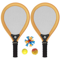 Racket Game Set with rackets and balls in a carry bag, promoting physical exercise and coordination.