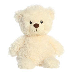 Ivory Tummy Bear is a soft ivory-coated plush bear, ideal for cuddles and playful moments.