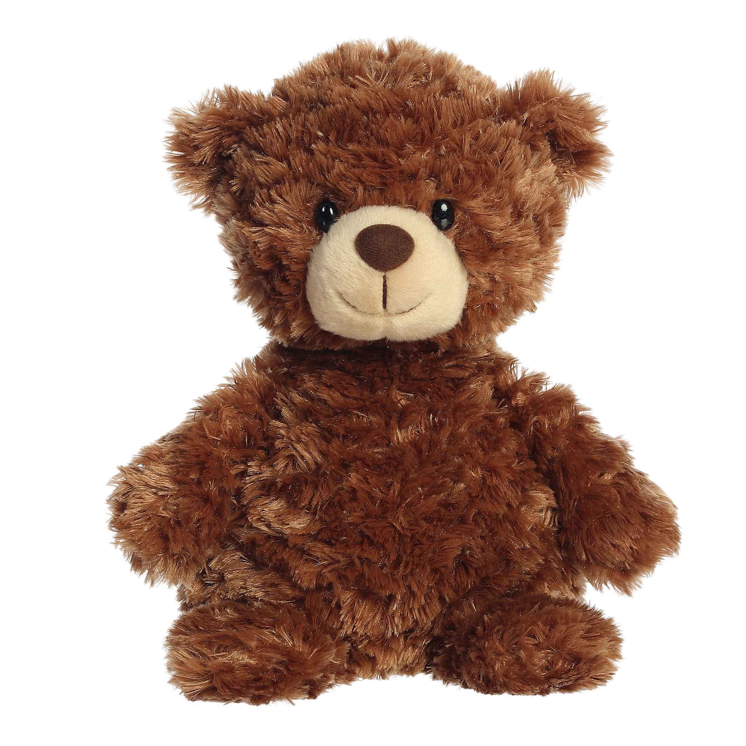 Plush bear with soft chestnut-colored fur, Chestnut Tummy Bear is perfect for snuggles