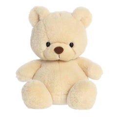 A beige plush teddy bear with soft fur and a classic design from Bear Stuffed Animals by Aurora.
