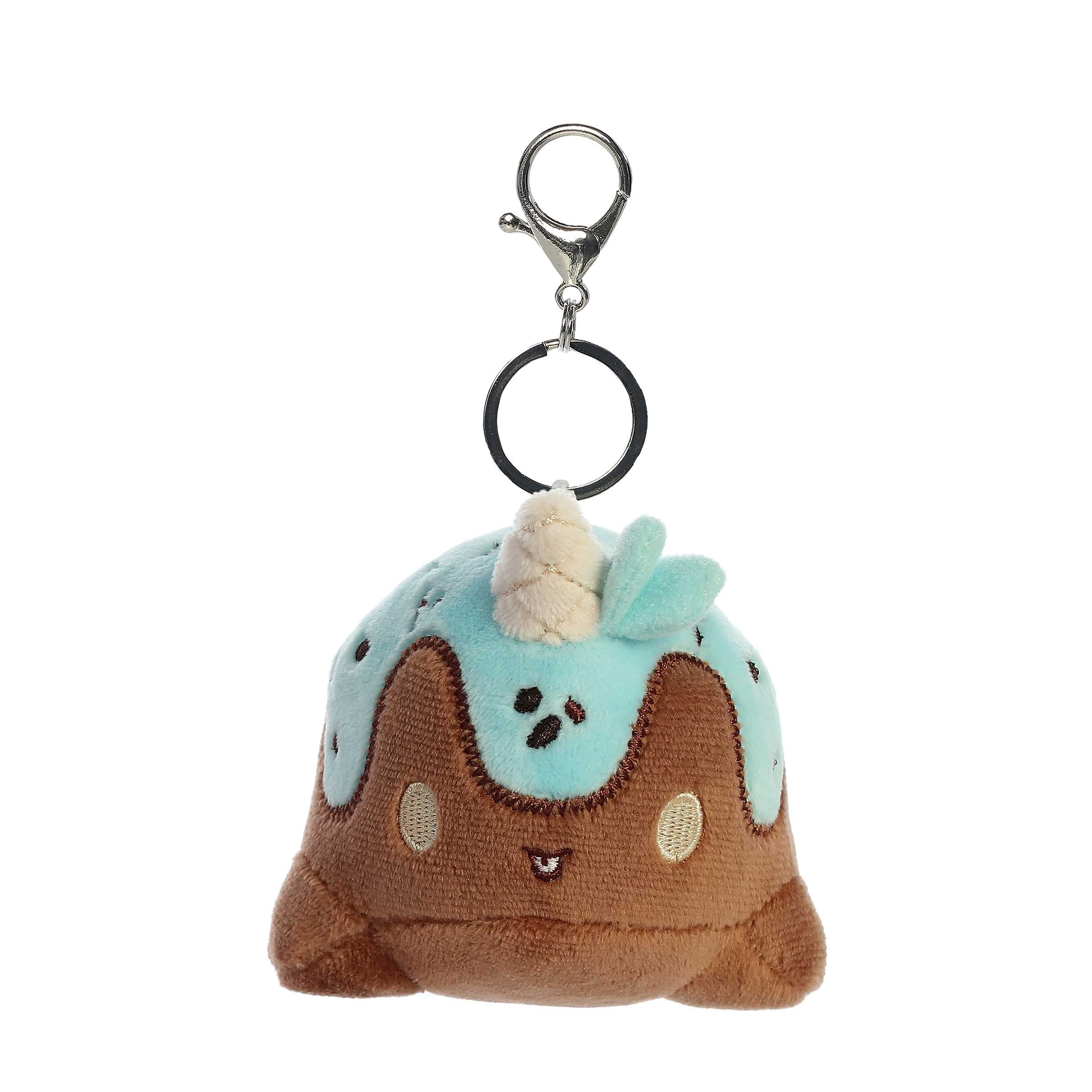 Aurora® - Tasty Peach® - 4" Mint Chocolate Nomwhal Keychain