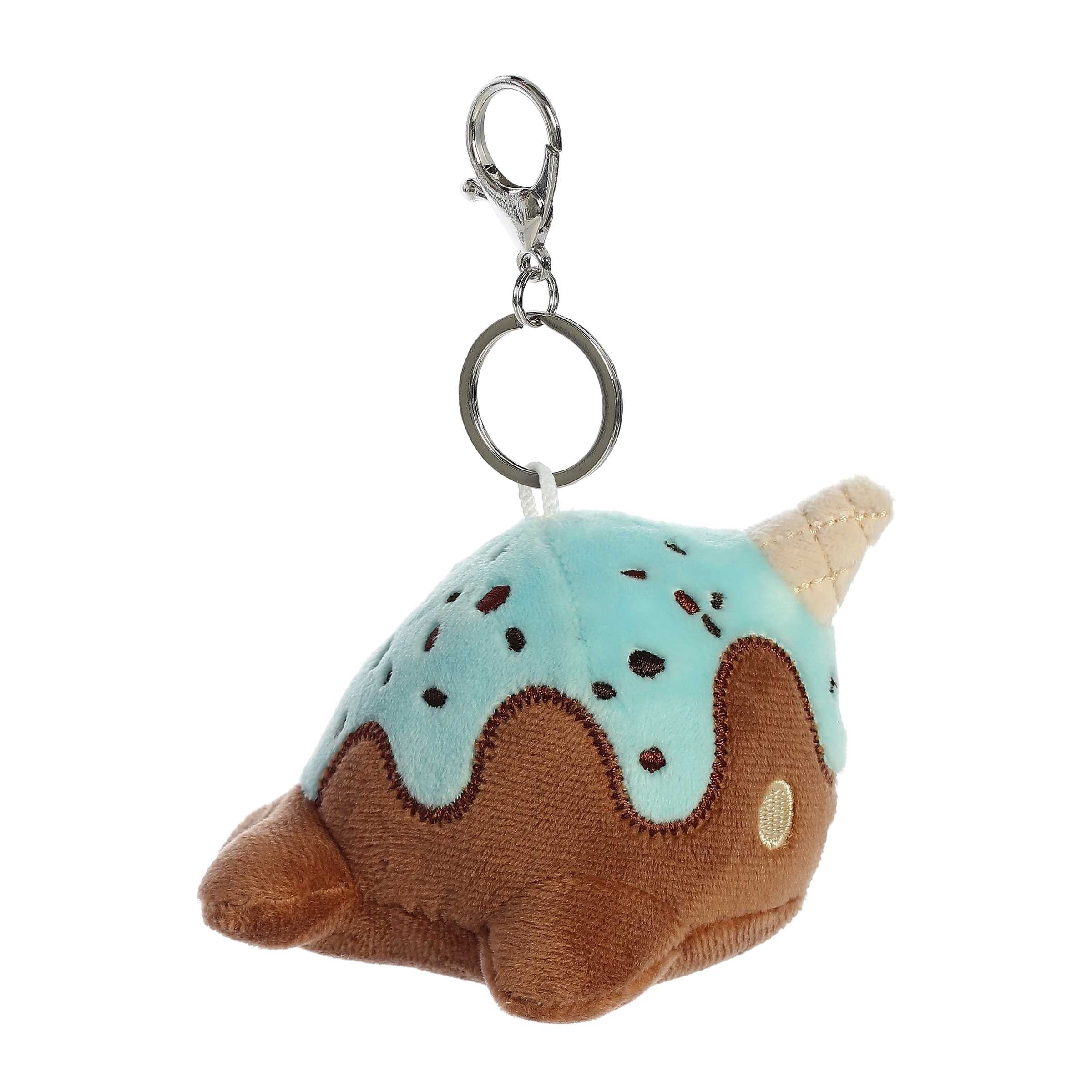 Aurora® - Tasty Peach® - 4" Mint Chocolate Nomwhal Keychain