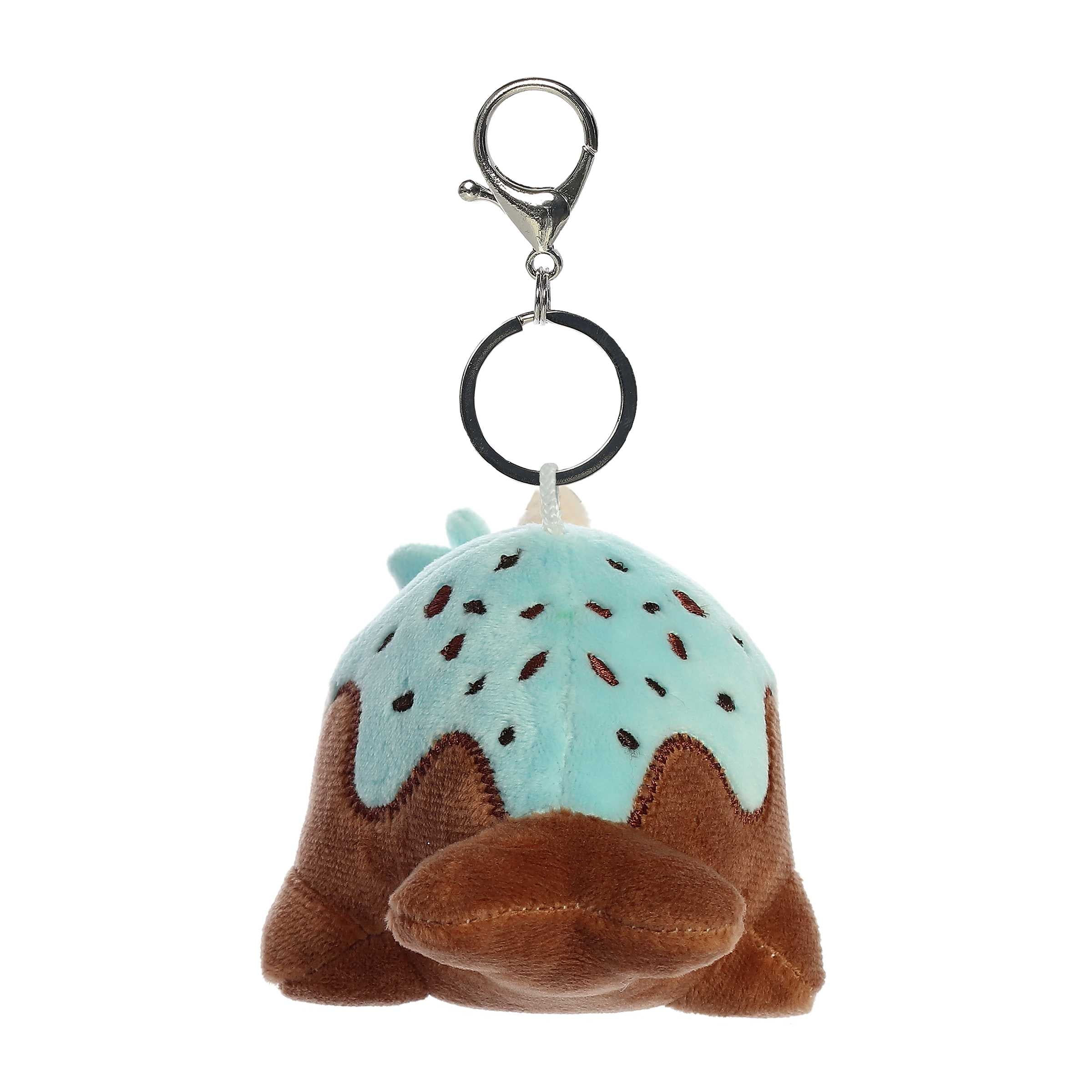 Aurora® - Tasty Peach® - 4" Mint Chocolate Nomwhal Keychain