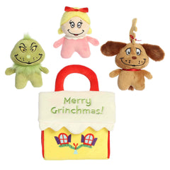 Soft Who house playset with Grinch, Max, Cindy Lou-Who, and a Christmas tree