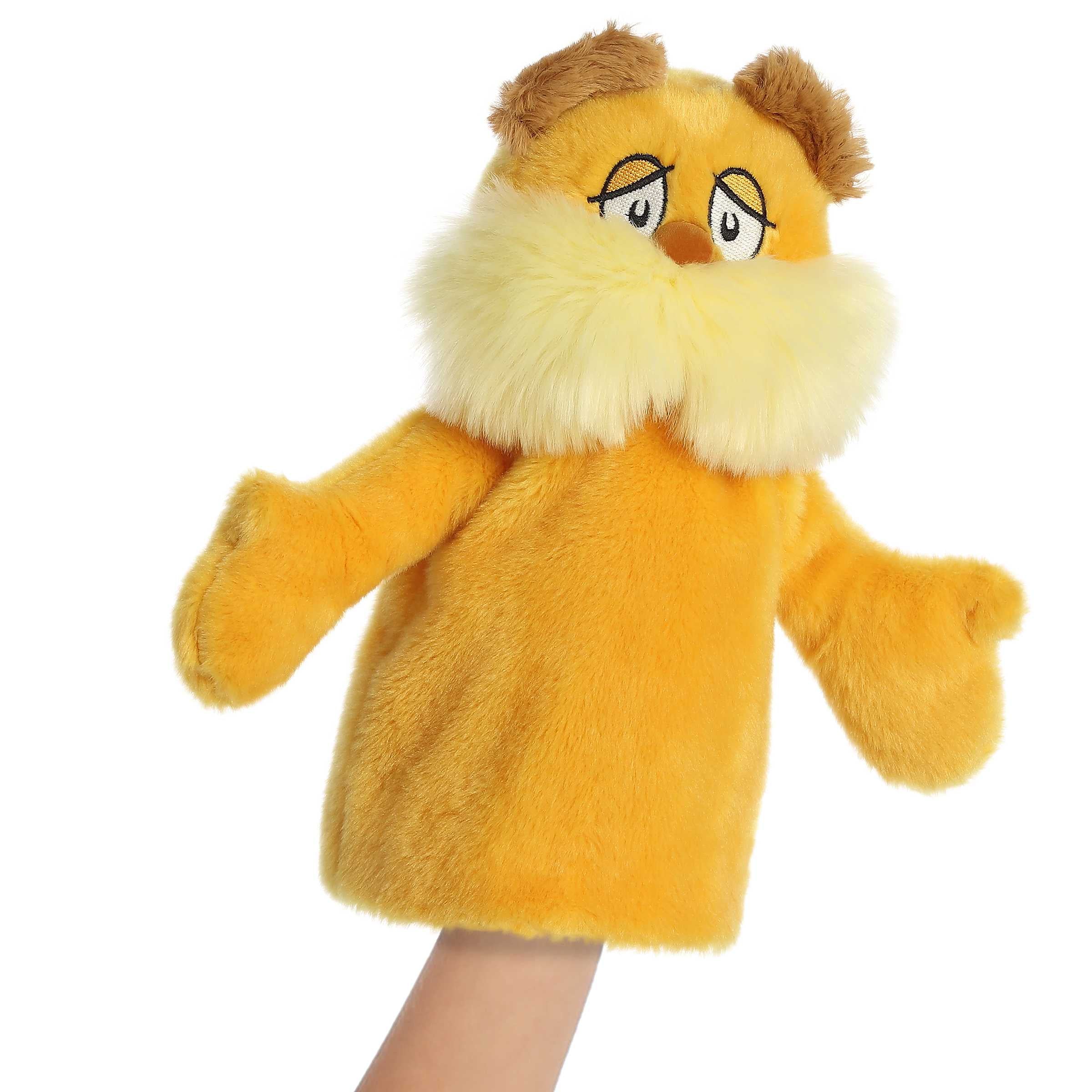 Aurora® - Dr. Seuss™ - Marioneta de mano Lorax de 10"