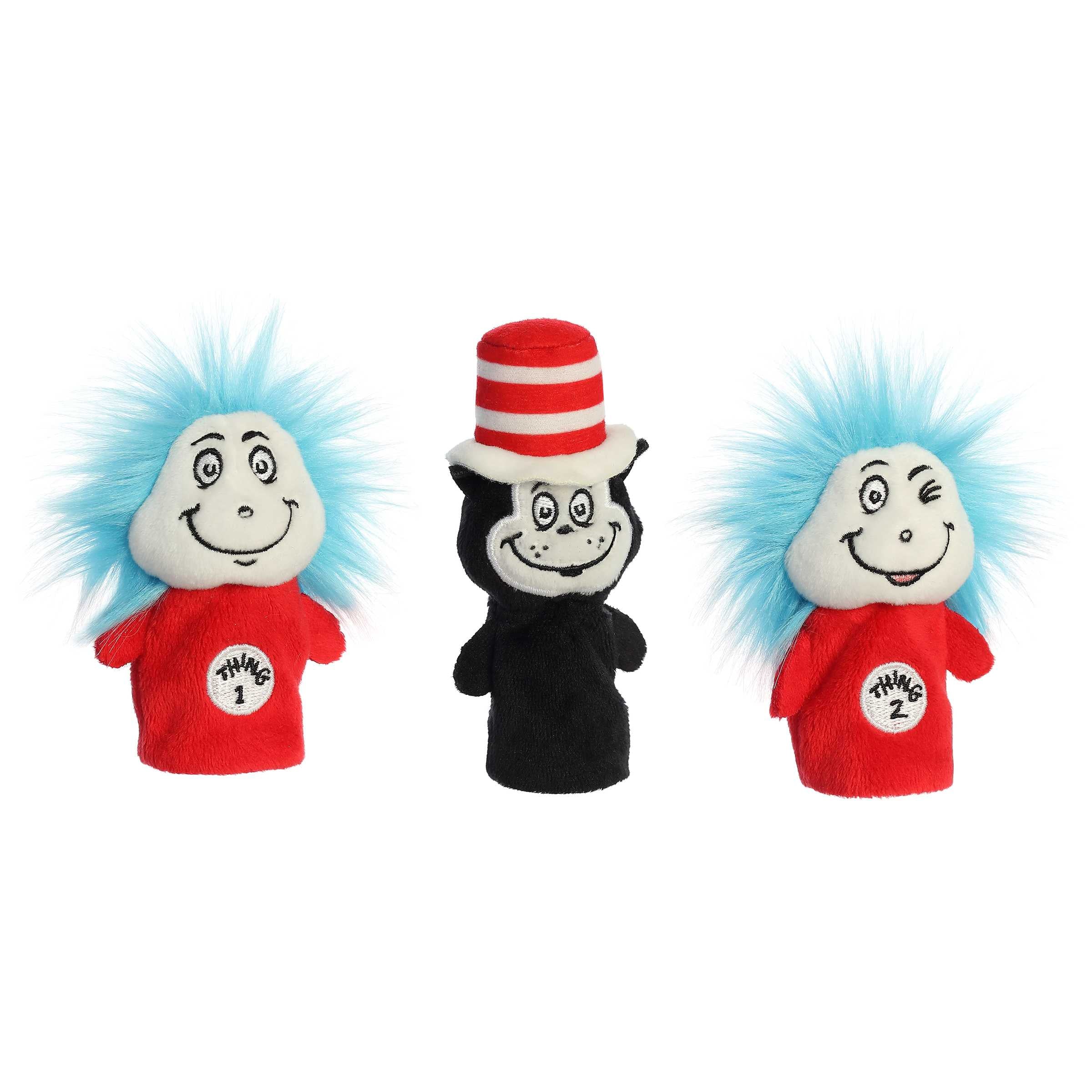 Aurora® - Dr. Seuss™ - 3" Dr. Seuss Finger Puppet Set