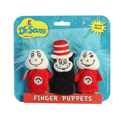 Aurora® - Dr. Seuss™ - 3" Dr. Seuss Finger Puppet Set