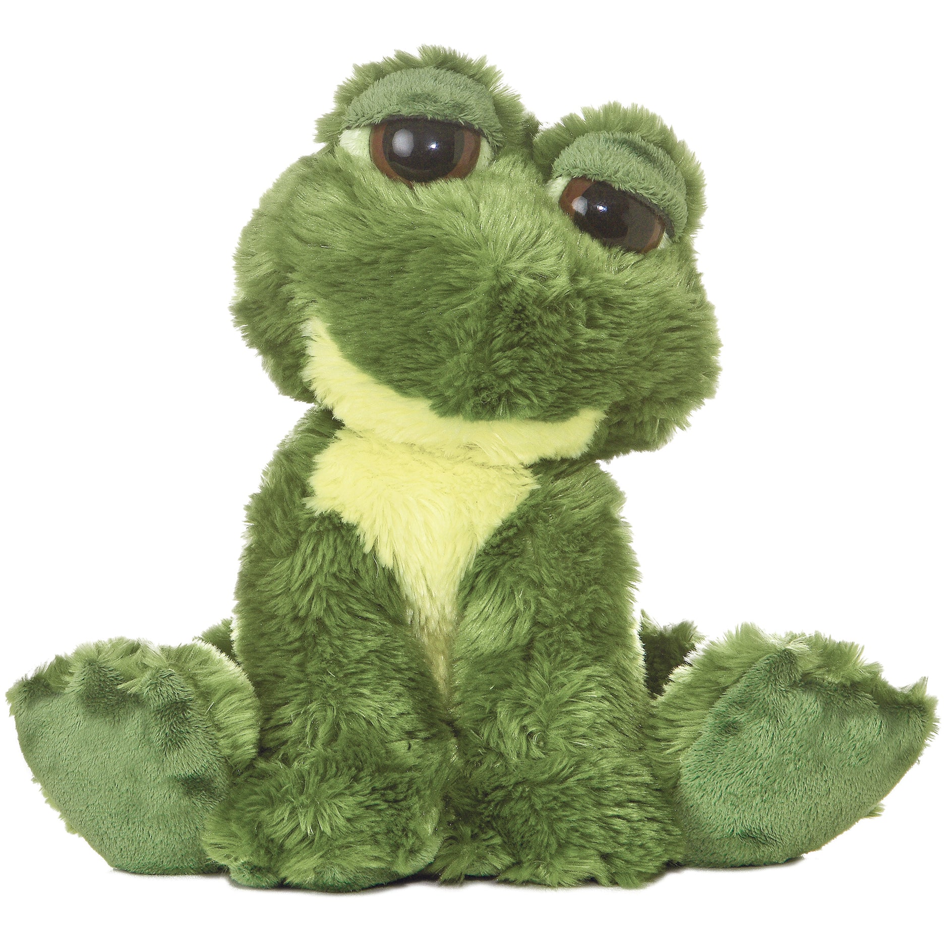 Green stuffed frog online