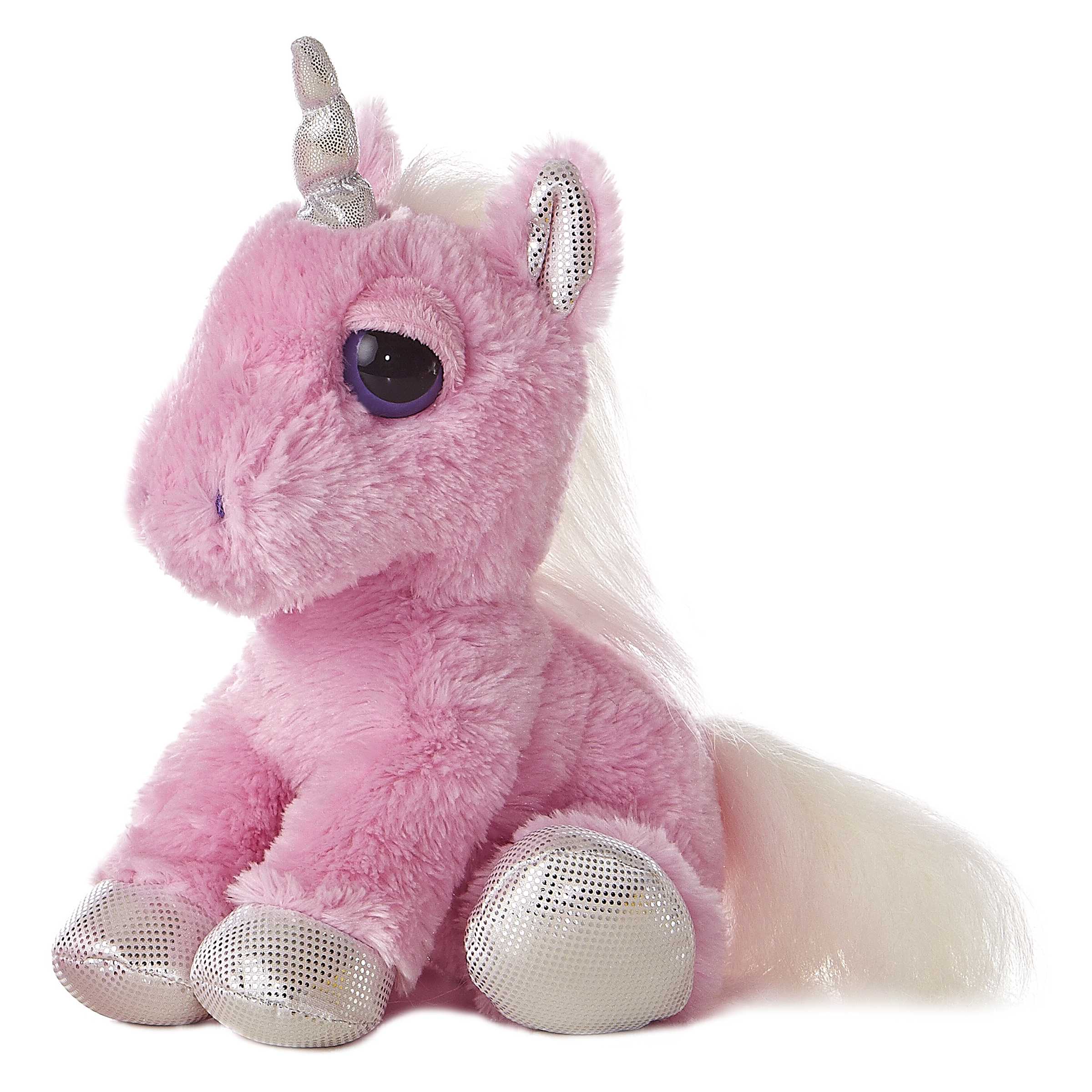 Aurora® - Dreamy Eyes™ - Unicornio rosa celestial™ de 10"