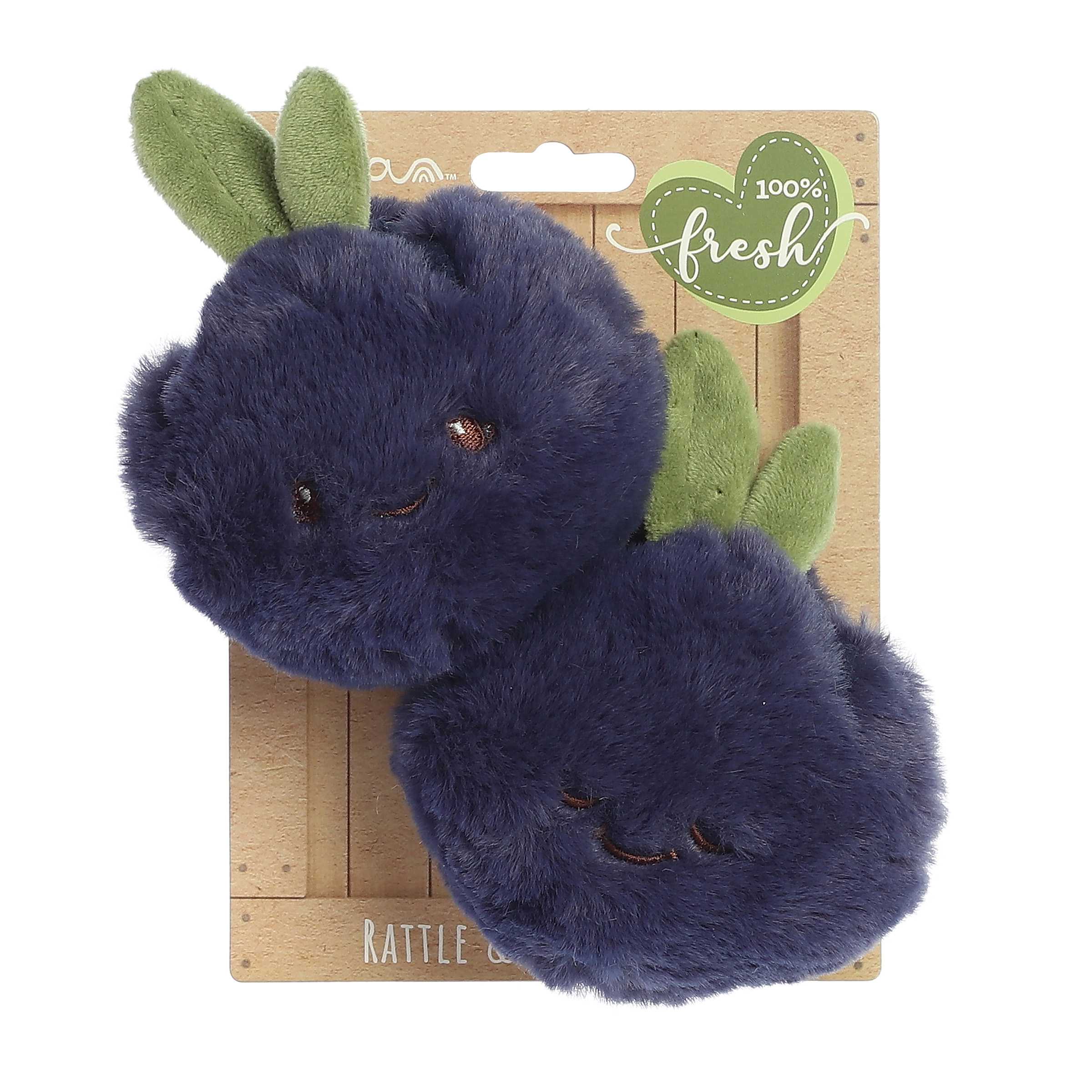 ebba™ - Precious Produce™ - Blueberry Rattle & Crinkle Set