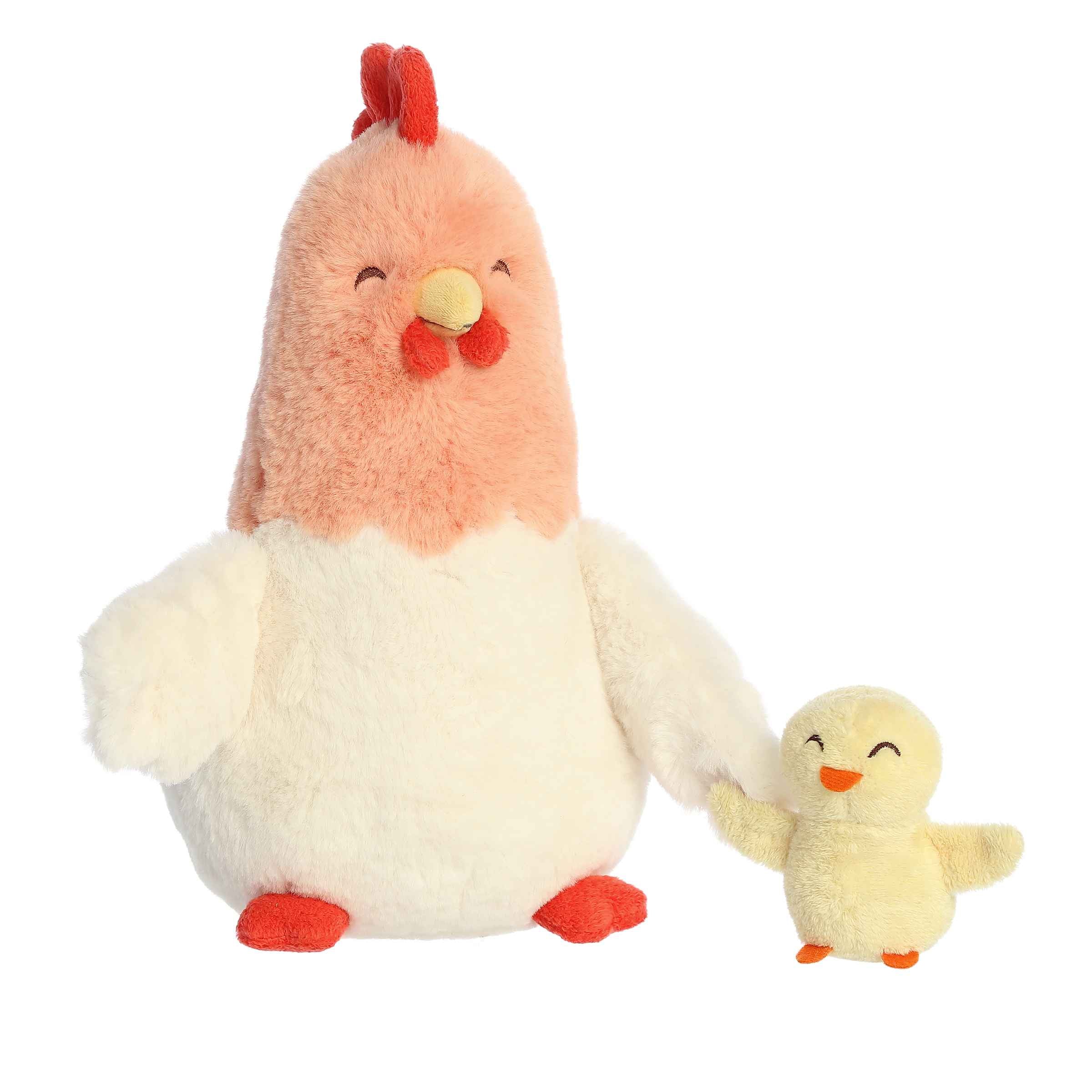 ebba™ - Snuggawugs™ - 11" Cluck Chicken & Cheepy Chick™