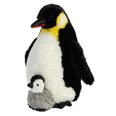 Aurora® - Vida salvaje - Pingüino emperador de 12" con bebé