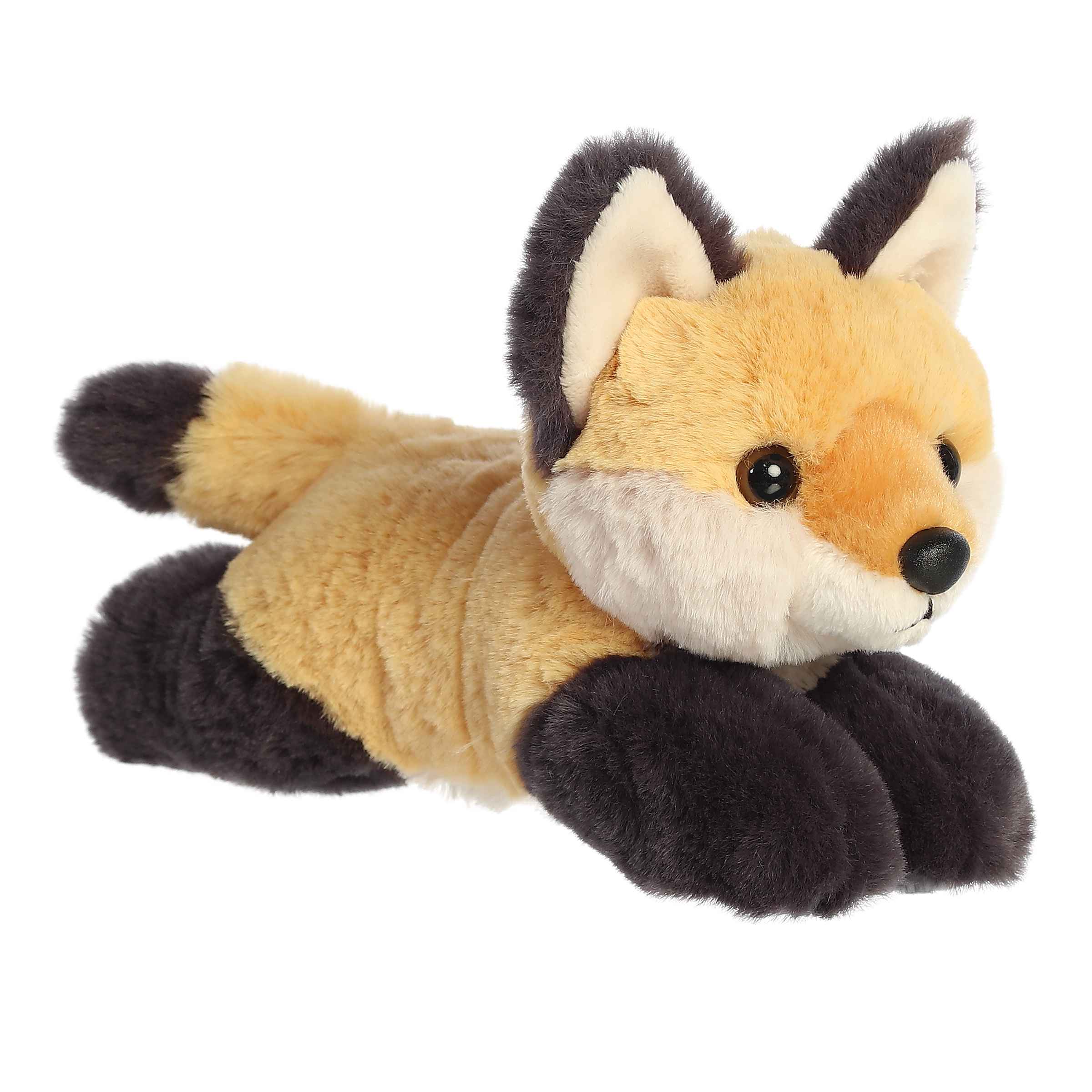 Lifelike Fox Kit plush, crafted from eco-friendly materials, ideal for playful companionship and nature!