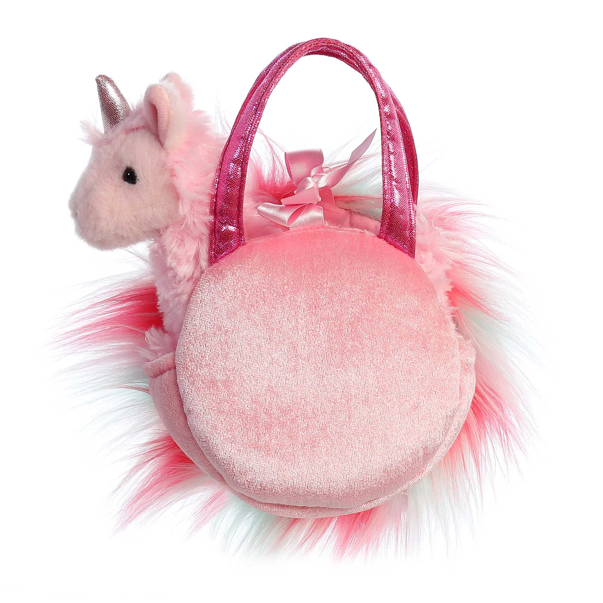 Aurora® - Fancy Pals™ - Llamacornio Sparkle Heart Pink™ de 5,5"